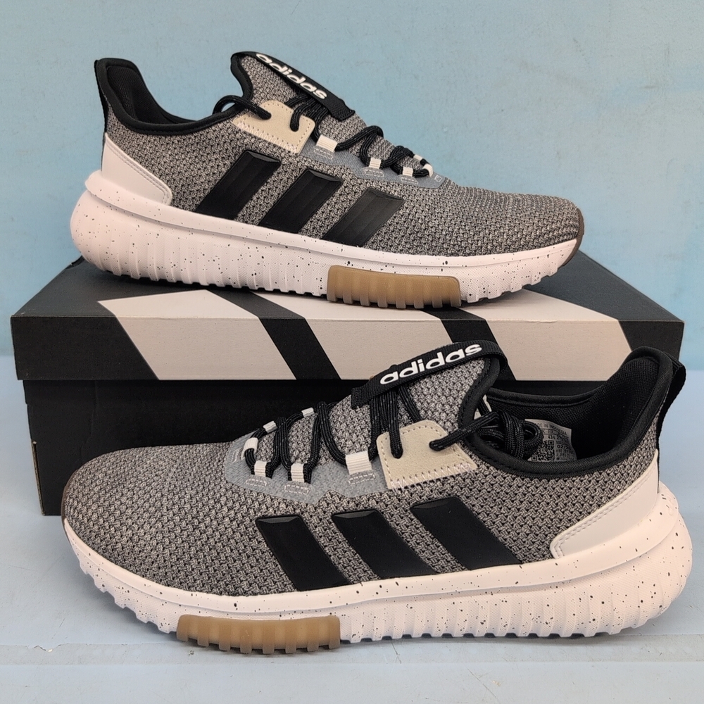 adidas Kaptir 4.0 Men’s Sportwear Running Shoes US 9.5 Black Gum JR8531